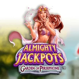 Almighty Jackpots: Garden of Persephone slot logo by Novomatic at Winnita casino