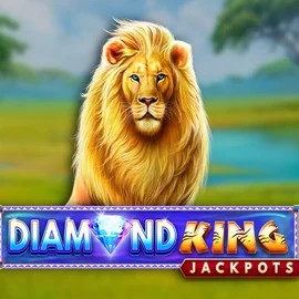Diamond King Jackpots slot logo by SpinPlay Games at Winnita casino